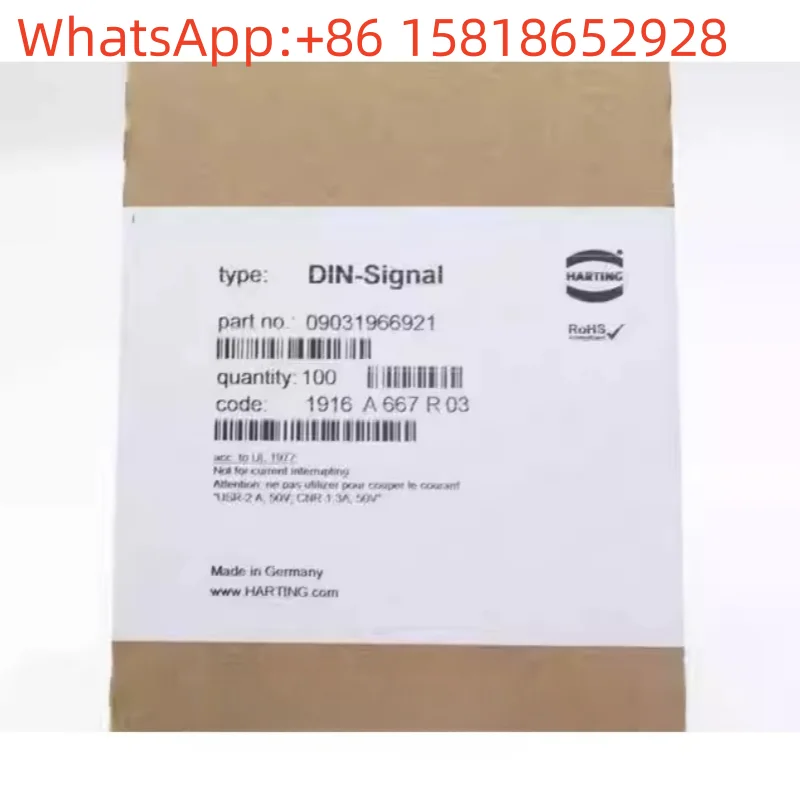 5pcs 09031966921 Germany HARTING 3-row 96-pin connector bent pins original genuine product