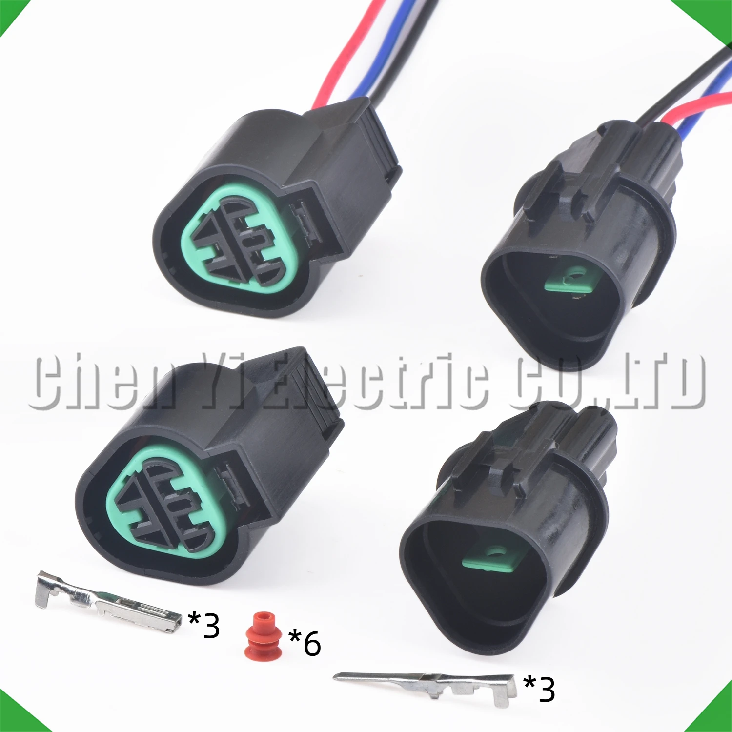 3 Pin Auto Connectors Daytime running lights and fog lights Wire harness Plug PB621-03020 PB625-03027 For Hyundai Elantra Kia