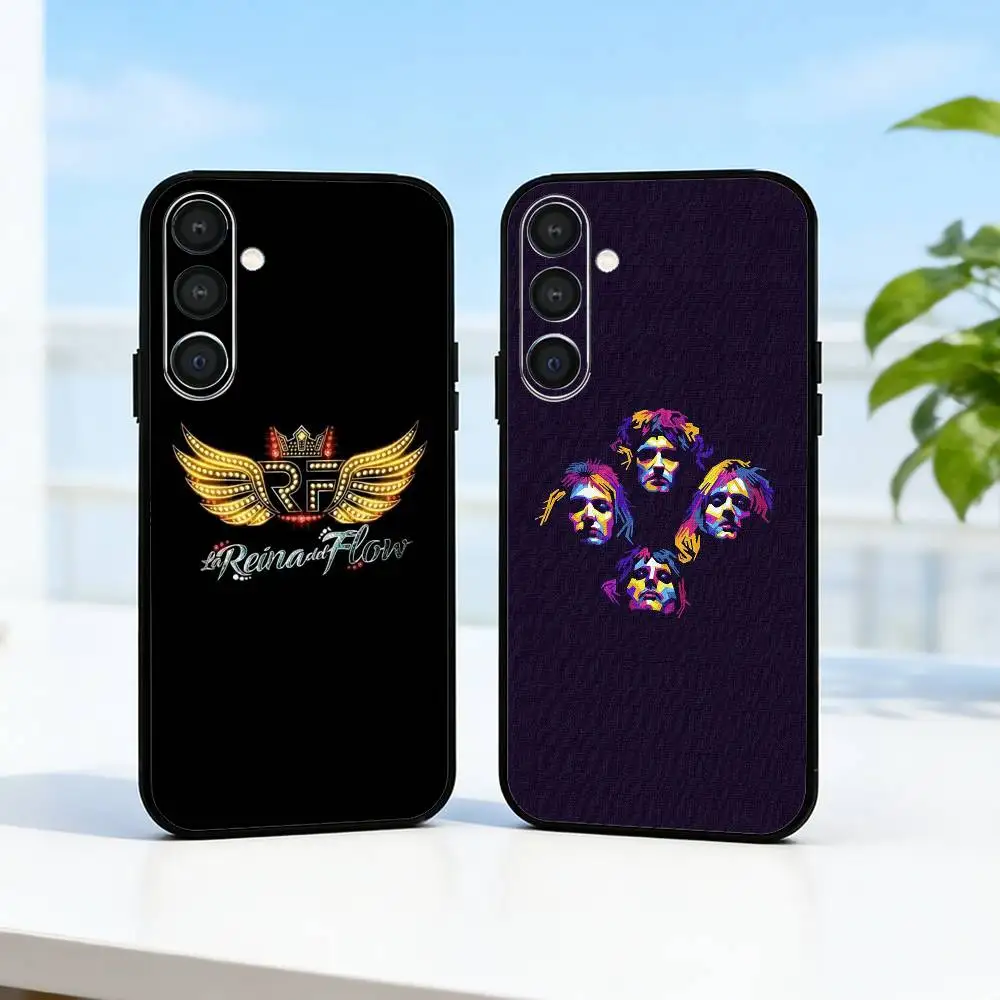 Queen of Flow La-Reina-Del-Flow  Phone Case For Samsung  A73,A21s,A22,A31,A32,A52,A53,A71,A80,Soft Black Shell