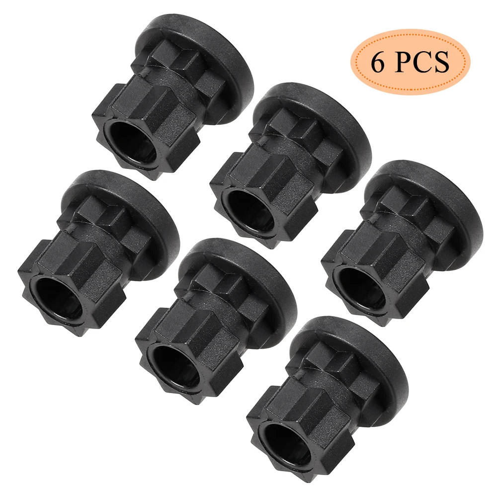 6Pcs Surfing Ram Mount Track Mounting Base Track Gear Adapter Kayak Track Mount for Outdoor Kayak Boat Angler Fishing Rod