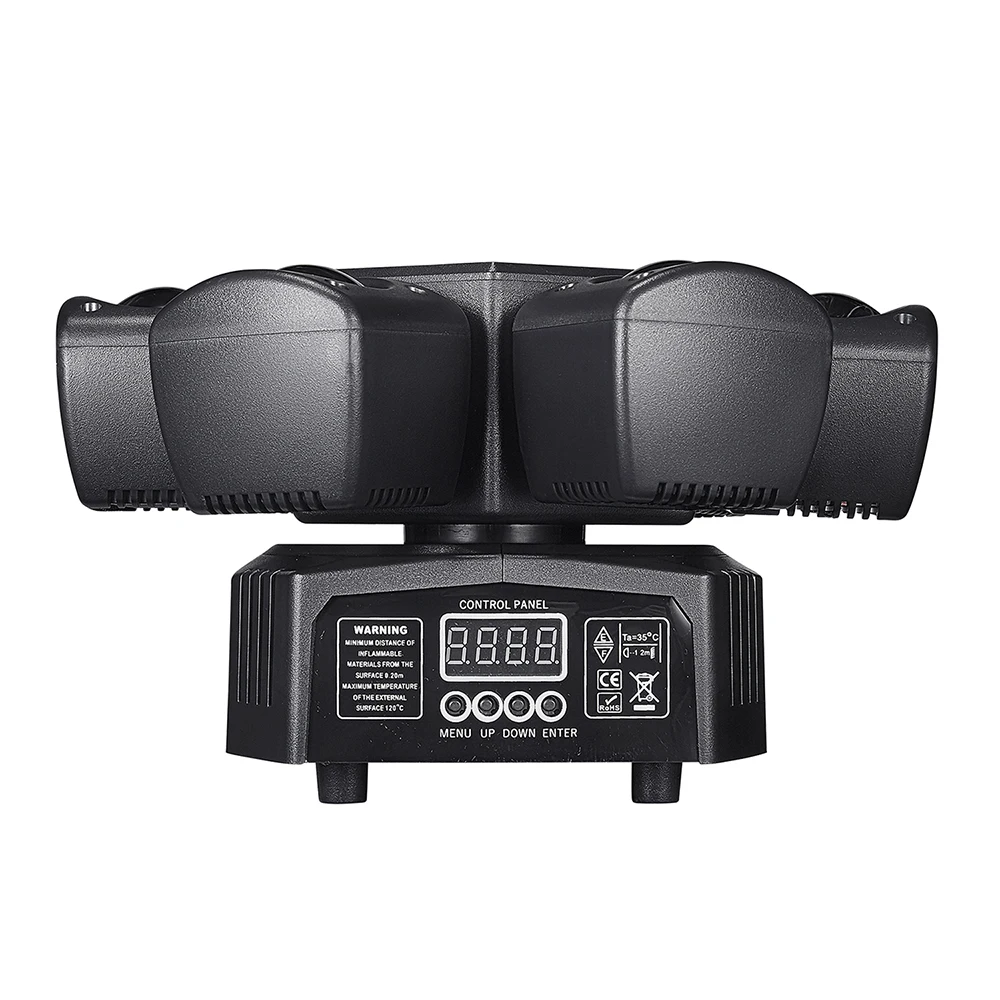 2025 80w mini 6-arm Pattern Beam Party Light Stage Light Disco Beam Laser+Pattern+Beam+Flash+Pixel 5-in-1 Rotate Dj lights