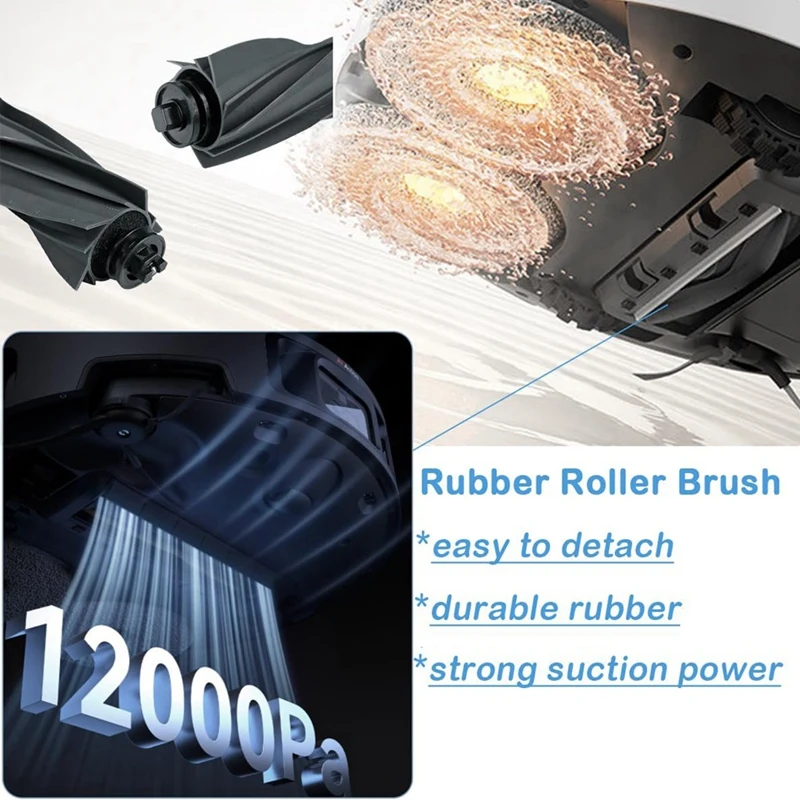 BAAG-Aksesori untuk Dreame L10s Pro Ultra Panas/ X30 Sikat Sisi Ultra Utama Filter Hepa Suku Cadang Pengganti Kantong Debu Kain Pel