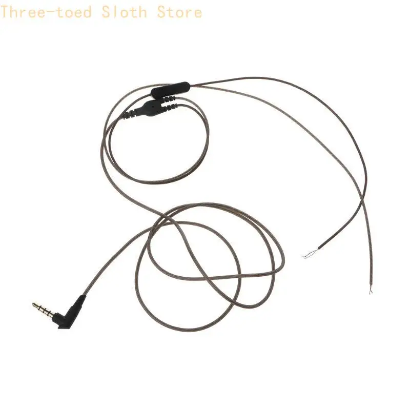 헤드폰 마이크 케이블 코드 3.5mm 인터페이스 명확한 사운드 오디오 코드 1.2M E74A