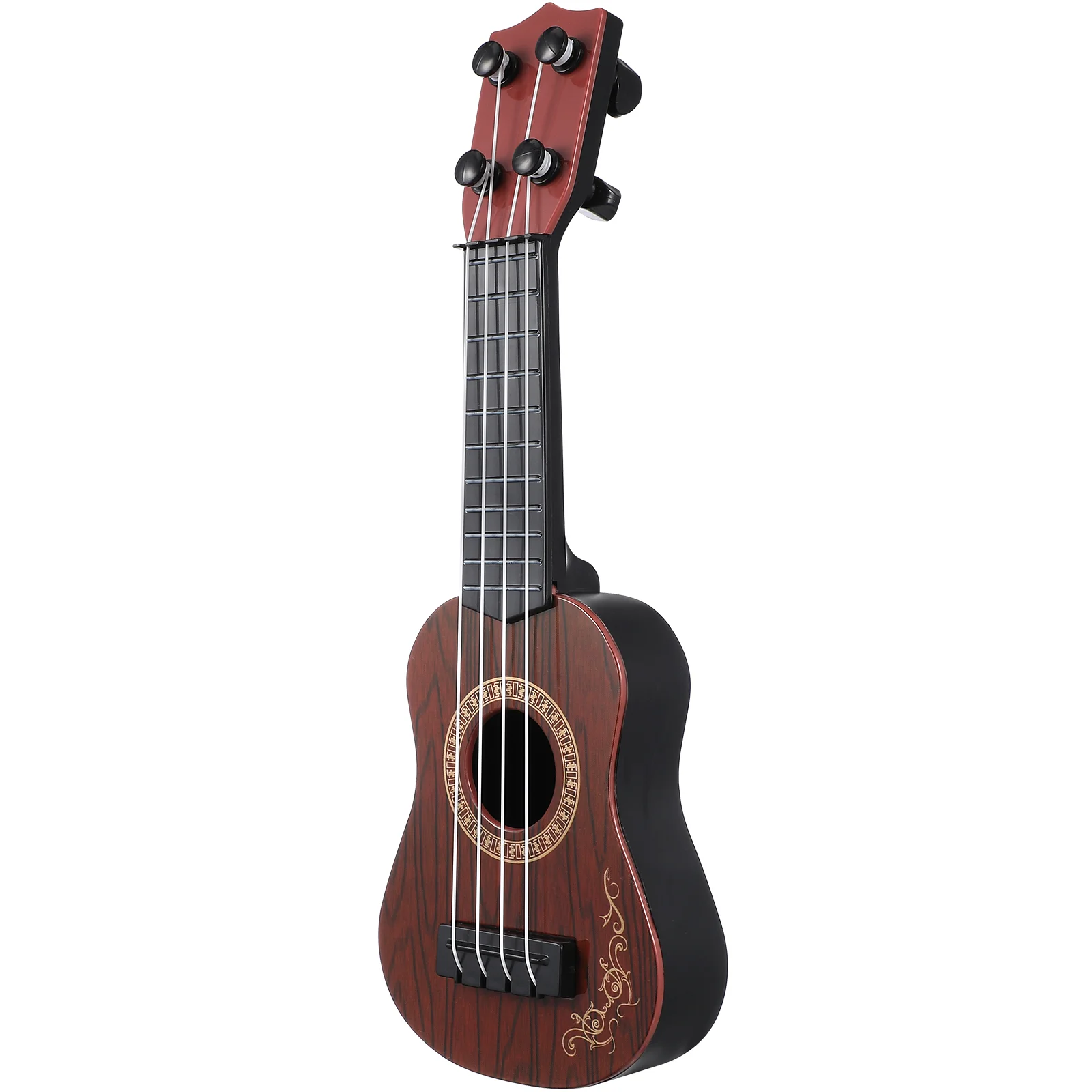 Mini Ukulele instrumenty muzyczne plastikowe modele modele gitar zabawki symulacyjne dzieci dzieci dzieci