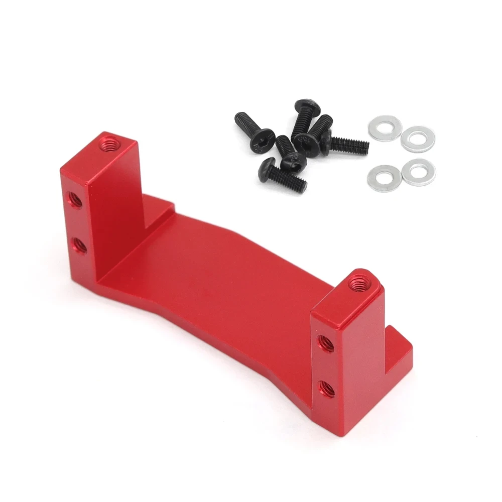 Metall-Servohalterung, Basis, Ersatz-Halterung aus Aluminiumlegierung mit Schrauben für Tamiya TT-02 54977, 1/10 RC-Autoteile-Zubehör