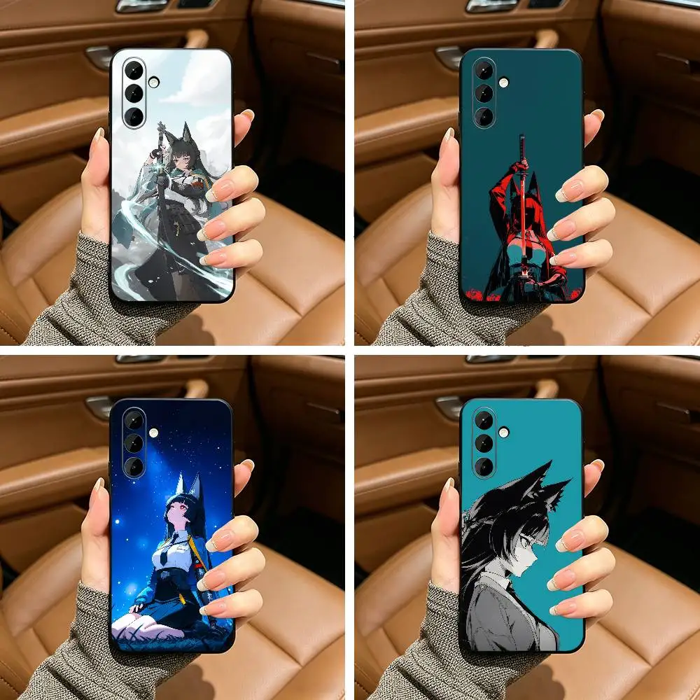 Game- Miyabi -Hoshimi Phone Case For Samsung Galaxy A73,A71 A72,A70,A53,A52,A51,Soft Silicone Black Cover