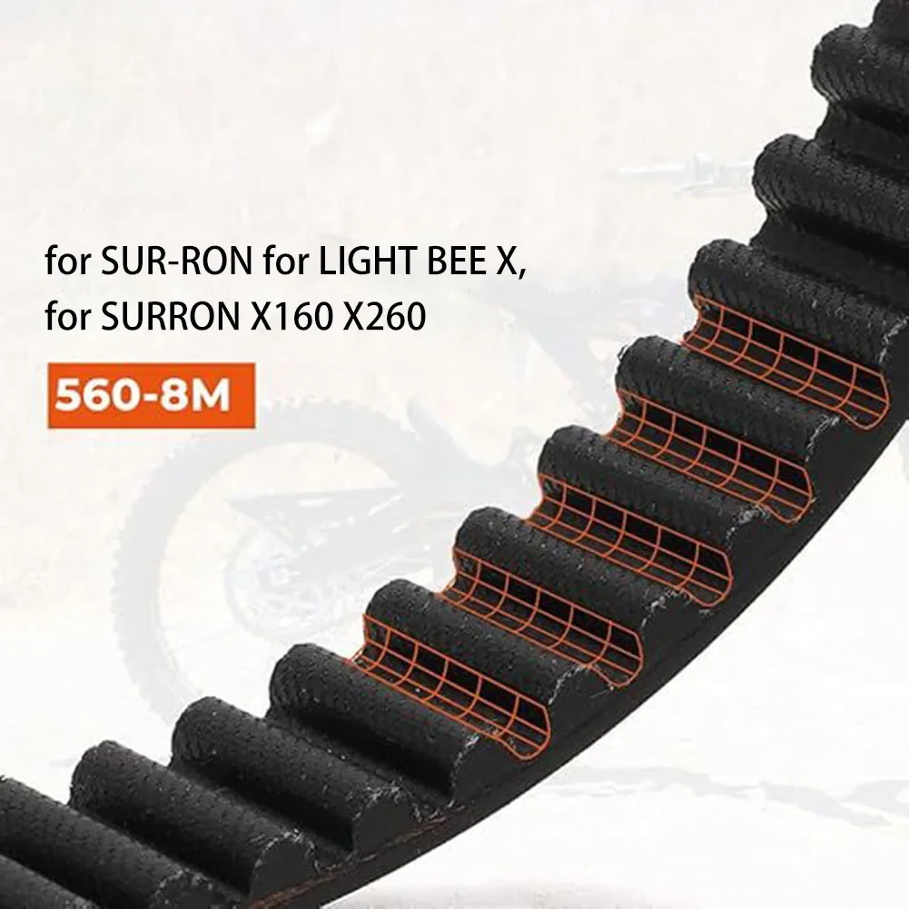 1 шт. приводной ремень трансмиссии для электрического мотоцикла SUR-RON для LIGHT BEE X для SURRON X160 X260 для TALARIA 560-8M