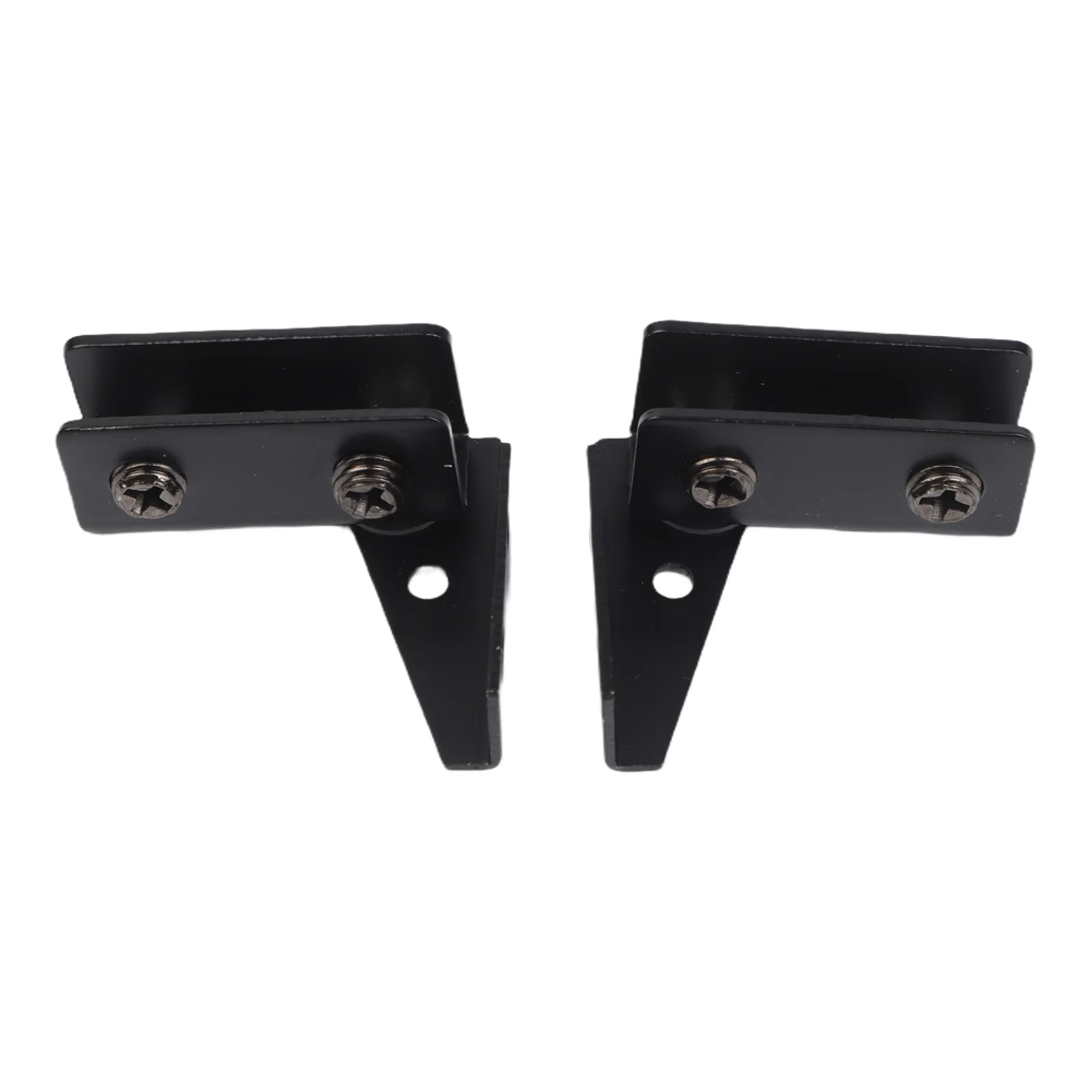 Practical High Quality New Glass Hinges Clips Magnetic For Bathroom Stainless Steel 2pcs 43.5x40mm Kitchen Shelves Replacement