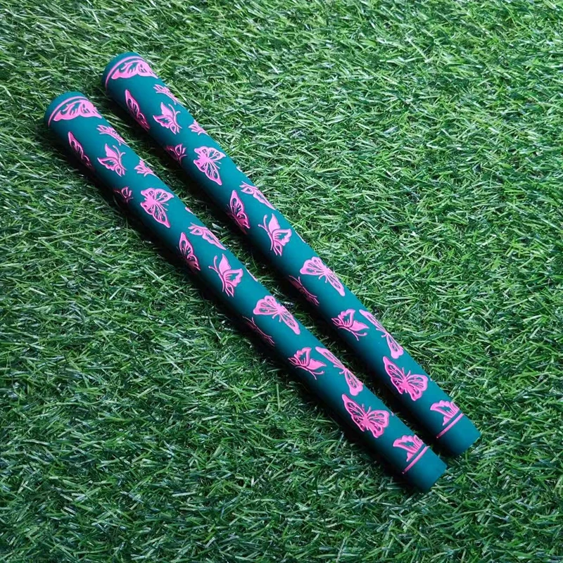New golf club grips Standard natural rubber men\'s/women\'s butterfly print non-slip comfortablegolf irons/wooden club grips