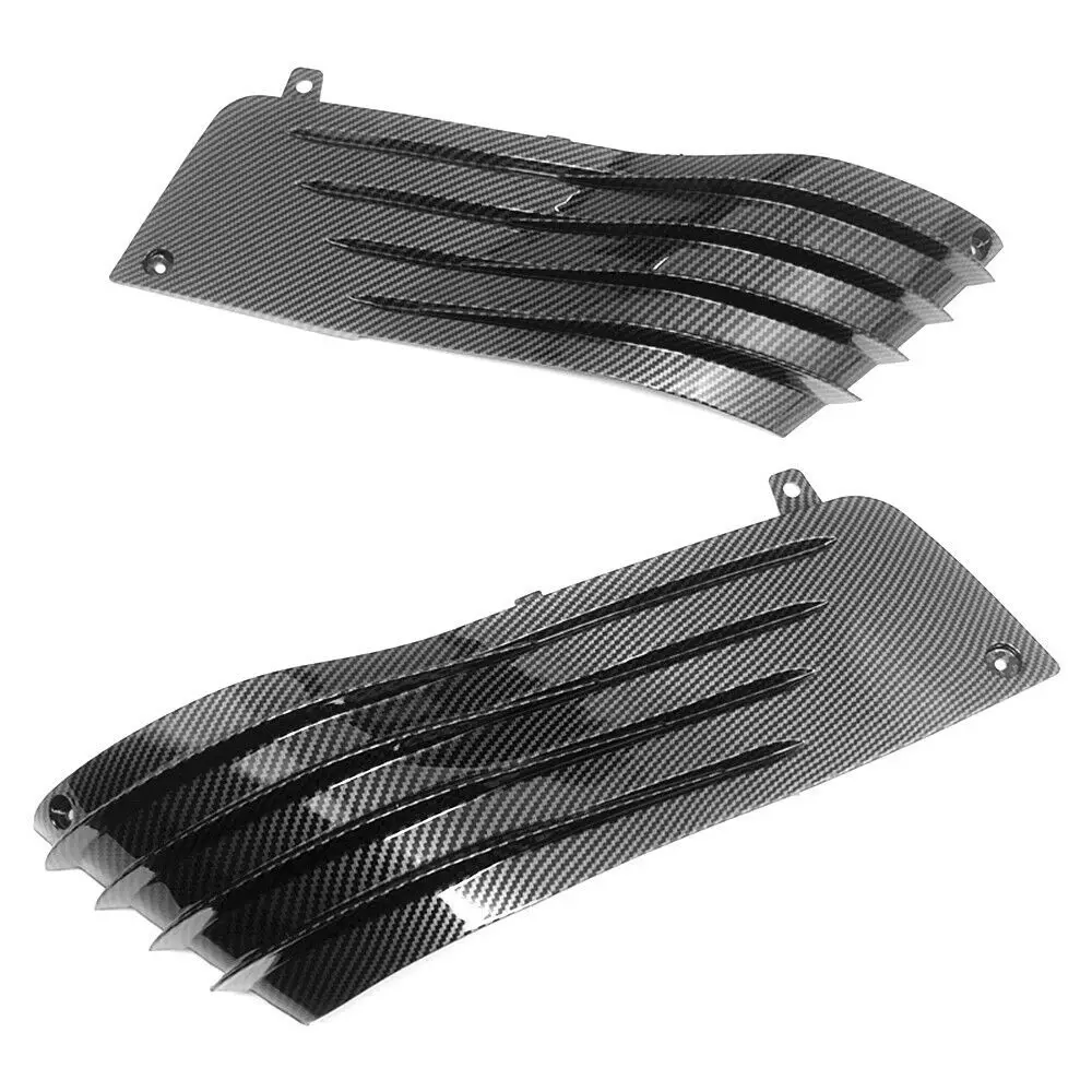 For KAWASAKI ZX-14 ZX14 2006 2007 2008 2009 2010 2011 Carbon Fiber Side Engine Mid Trim Cover Knee Guard Fairing