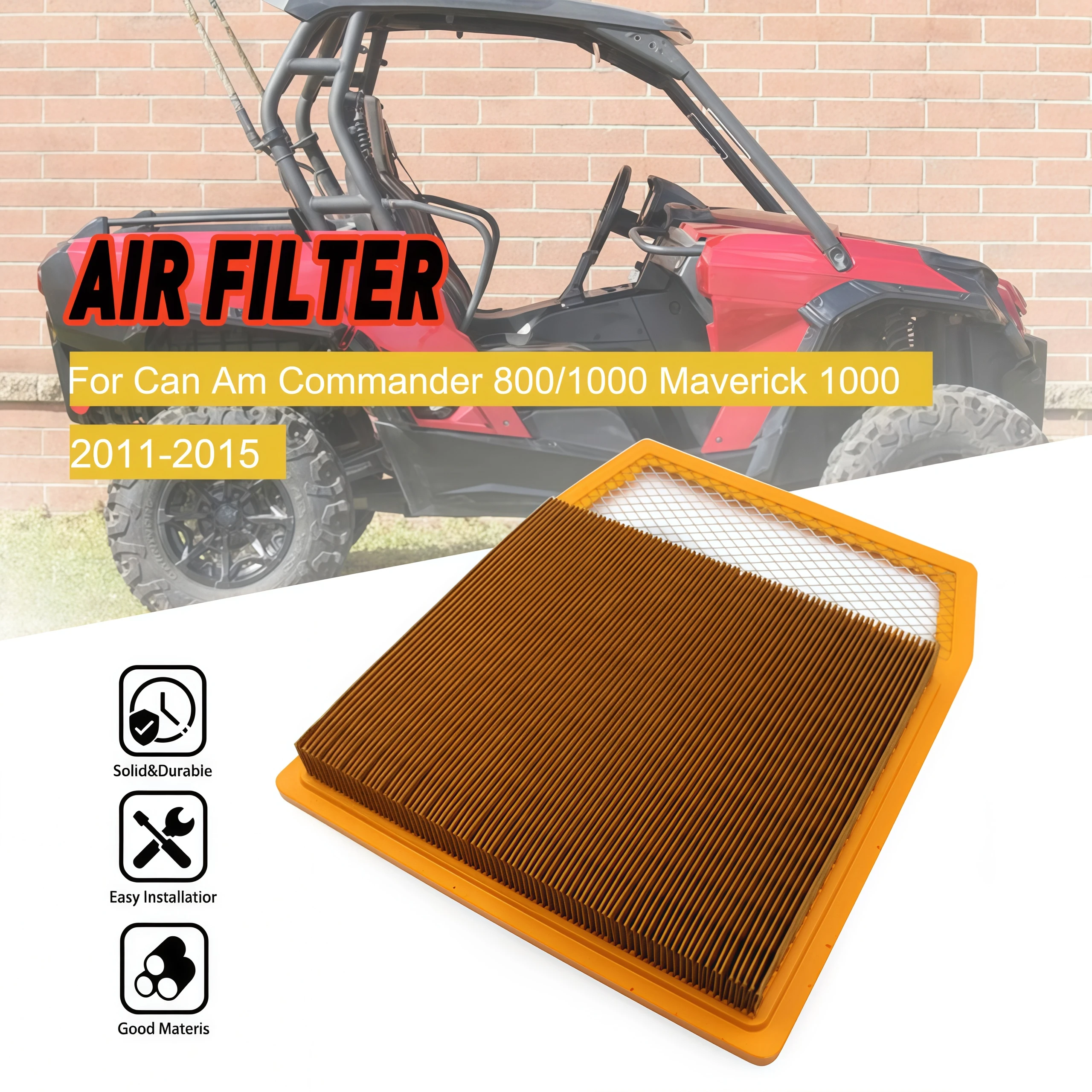

For Can-Am UTV 4x4 Commander 1000 Max 1000R 800R Maverick 1000R Motorcycle Accessories Air Filter Parts Intake Cleaner Engine