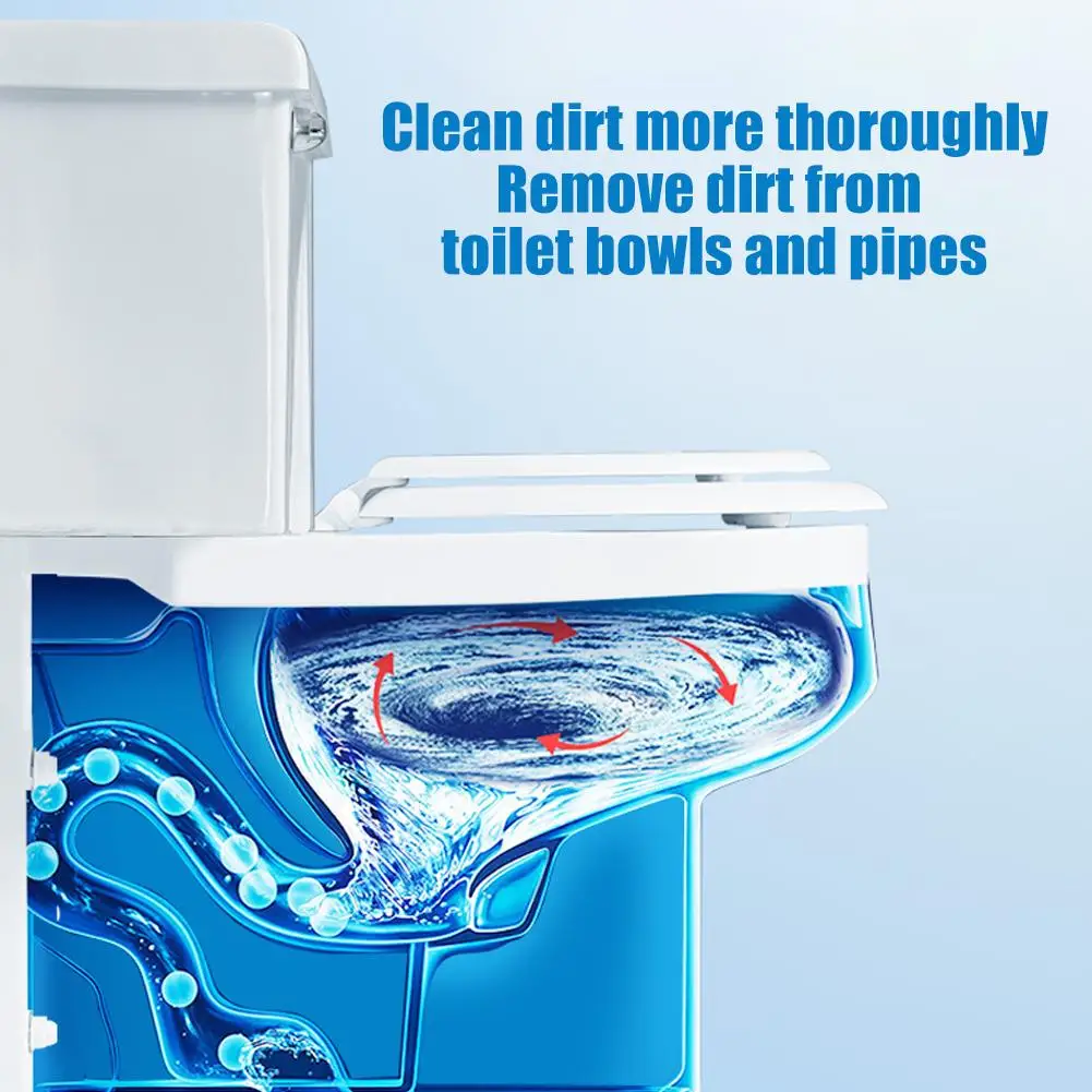 1/2/3/4/5/10/20Pcs Toilet Bowl Cleaner Tablets Automatic Toilet Tank Cleaners for Deodorizing Descaling Lasting Against Tough view 4