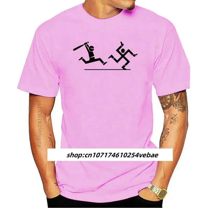 

New Order Tee Shirt Online 2023 Antifa No Swatsticka Nazis Jews Small-6XL Available Men's T Shirt Hip-Hop Printing On T-Shir