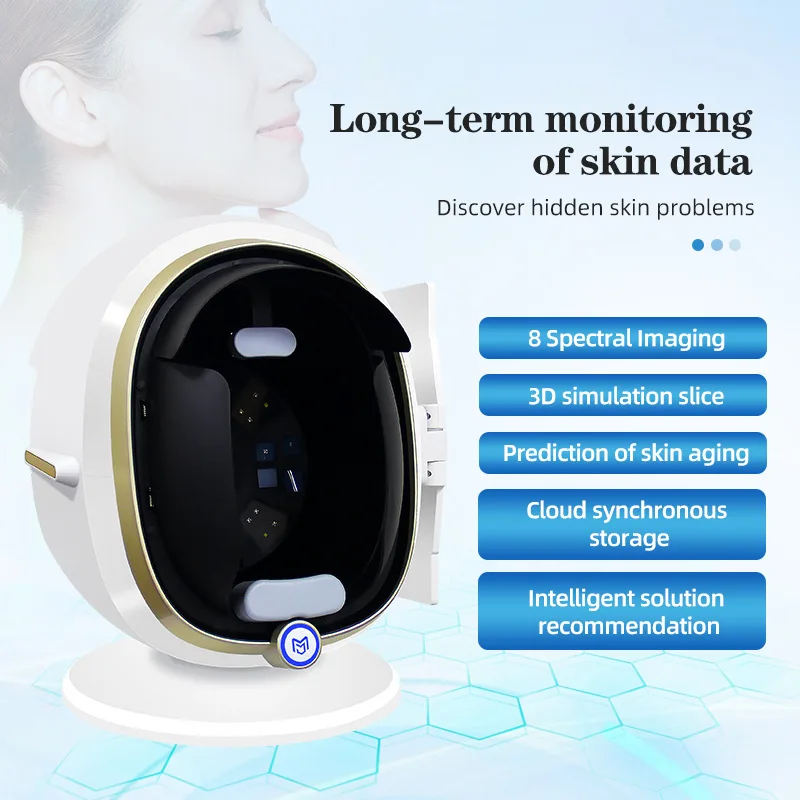 New 3D Scanner Face Skin Analyzer Machine Home Use