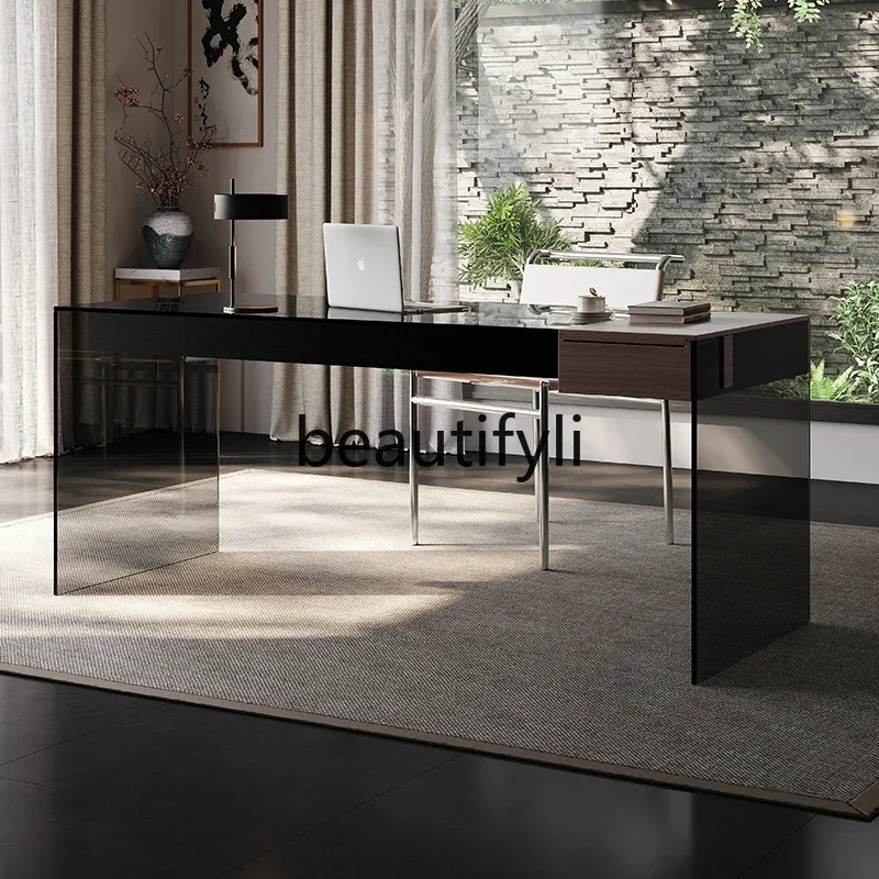 

Asmt51 ss итальянский минималистичный настольный светильник, роскошный современный креативный художественный плавающий стол, домашний кабинет, офисный компьютерный стол