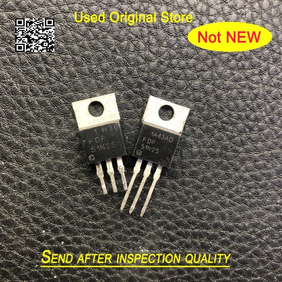 Used  5pcs FDPF51N25 FDP51N25 51N25 TO-220 In Stock Original disassembly