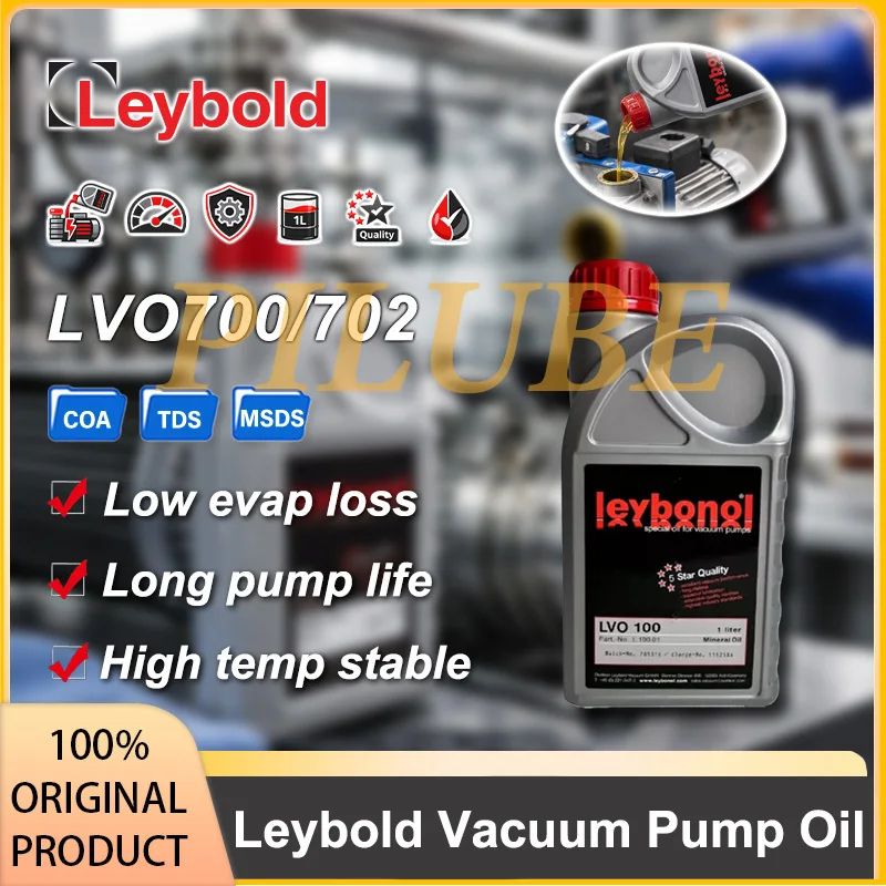 

LEYBOLD LVO700 702 Performance Vacuum Pump Oil for Precision Systems High Temperature Operation Extended Service Life Stability