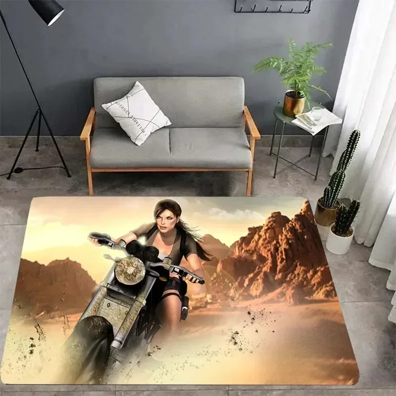 

3D printed motorcycle carpets living room bedroom home decor carpets kitchen bathroom balcony non-slip doormat birthday present