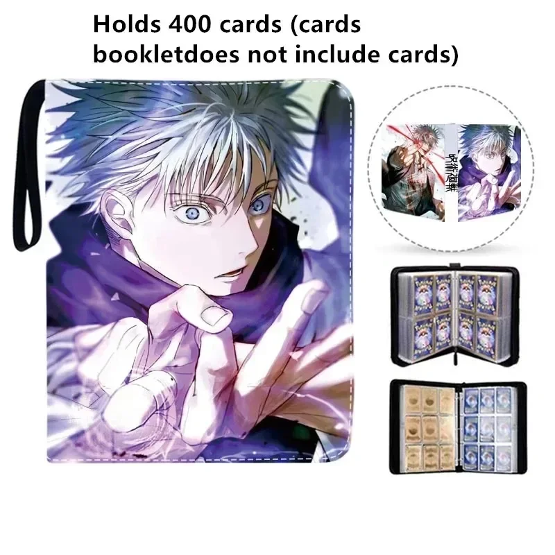 Anime Jujutsu Kaisen Collection 400pcs/900pcs Phantom Parade Card Album Book Card Zipper Game Cards Binder Holder kids Gift