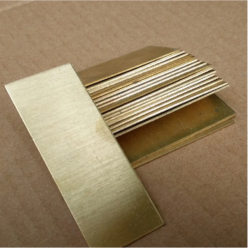 99.9% Purity Copper Metal Sheet Plate Nice Mechanical Behavior and Thermal Stability 1.5x200x200mm 1pcs Brass Copper Block