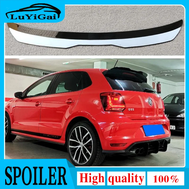 For Volkswagen Polo 5 Polo MK5 6R 6C GTI 2009-2017 Roof Spoiler Wing  Car Styling Kits