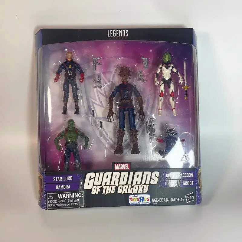 Genuine Hasbro Guardians of The Galaxy Figure 3.75-inch Movable Doll StarLord Groot Rocket Raccoon Gamora Toy