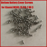 21PCS Bottom Battery Cover Screw for Xiaomi M365 1S Pro 2/4 Mi3 Electric Scooter Stainless  Steel Metal Round Head Cross Screw
