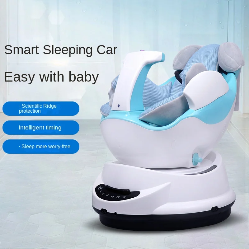 Baby Smart Music Rocking Chair Baby Indoor Smart Remote Control Cradle Music Wireless Timing Sway Baby Electric Chair