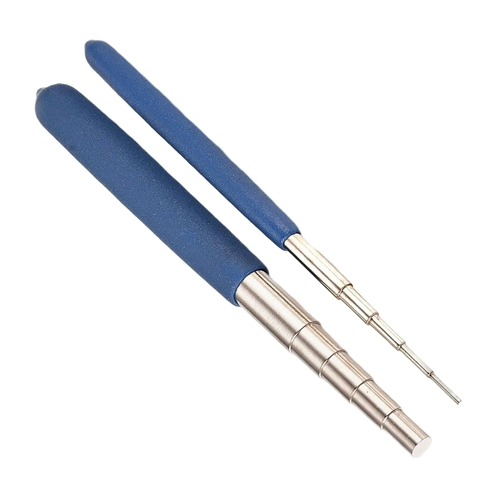 2 Wrapping Mandrels 10 Sizes Jump Rings Making Wire Looping Rods, Nonslip Handle, Blue