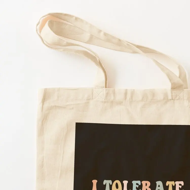 مرض السلياك أنا أتسامح الكثير من الأشياء ولكن ليس الغلوتين حمل حقيبة حمل حقيبة قماش حقيبة امرأة صديقة للبيئة