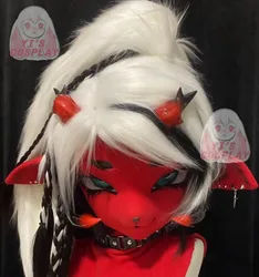 Yis cosplay Custom Furry head Kigurumi Head Cosplay Kemono Fursuit Handmade Headsets Beast Customized Fursuit Kemono Head