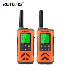 Retevis Walkie Talkie IP67 Waterproof 2 Pcs PMR446 Walkie-talkies Adult for Motorola Two-way Radio Receiver Skiing Fishing