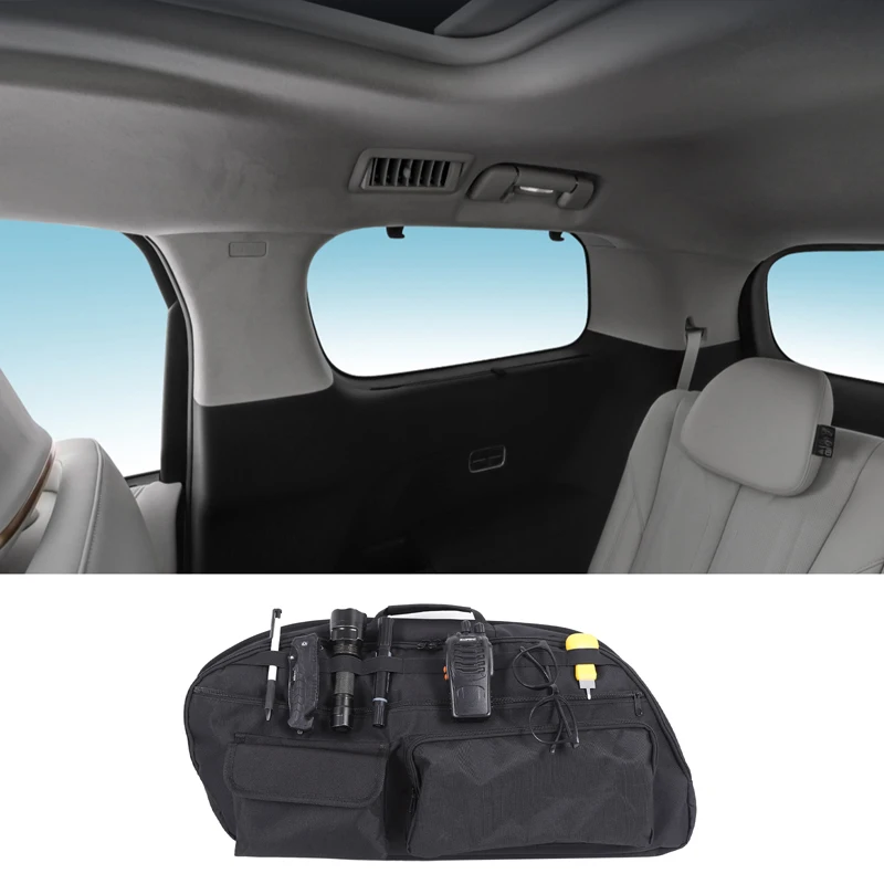For Buick GL8 2024-2026 Buick GL8 ES Land Business 2013-2023 Car Trunk Organizer Side Window Storage Bag Car Storage Accessories
