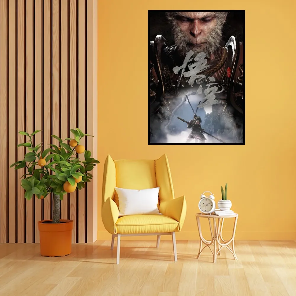 Game Black Myth Wukong Poster Prints Wall Painting Bedroom Living Room Decoration Office Small