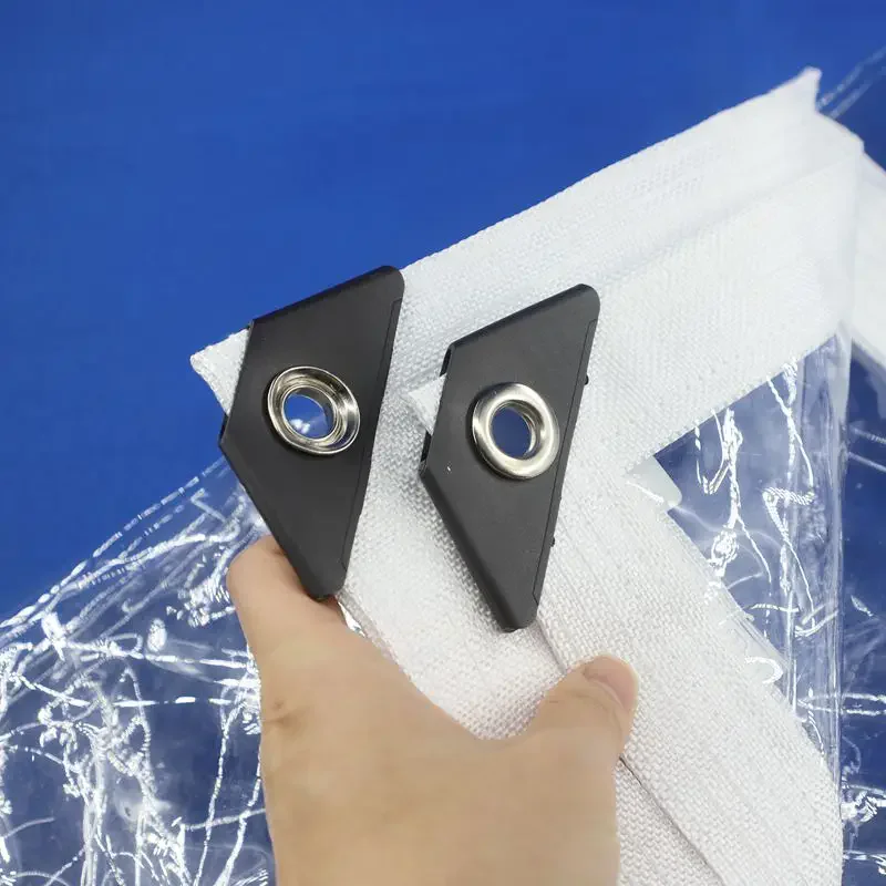 Anpassbares, transparentes, wasserdichtes PVC-Tuch, verdickte, klare Plane, robuste Leinwand, regensicherer Segel-LKW-Regenschutz für den Außenbereich – Detail 15