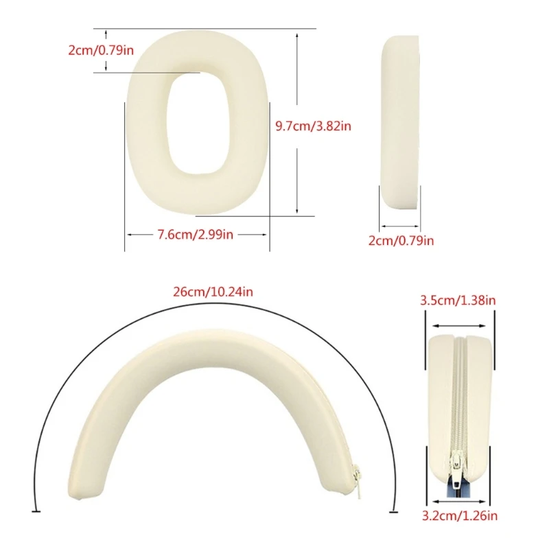حافظة من السيليكون 20CB لسماعات Bowers PX8/PX7 غطاء مقاوم للصدمات