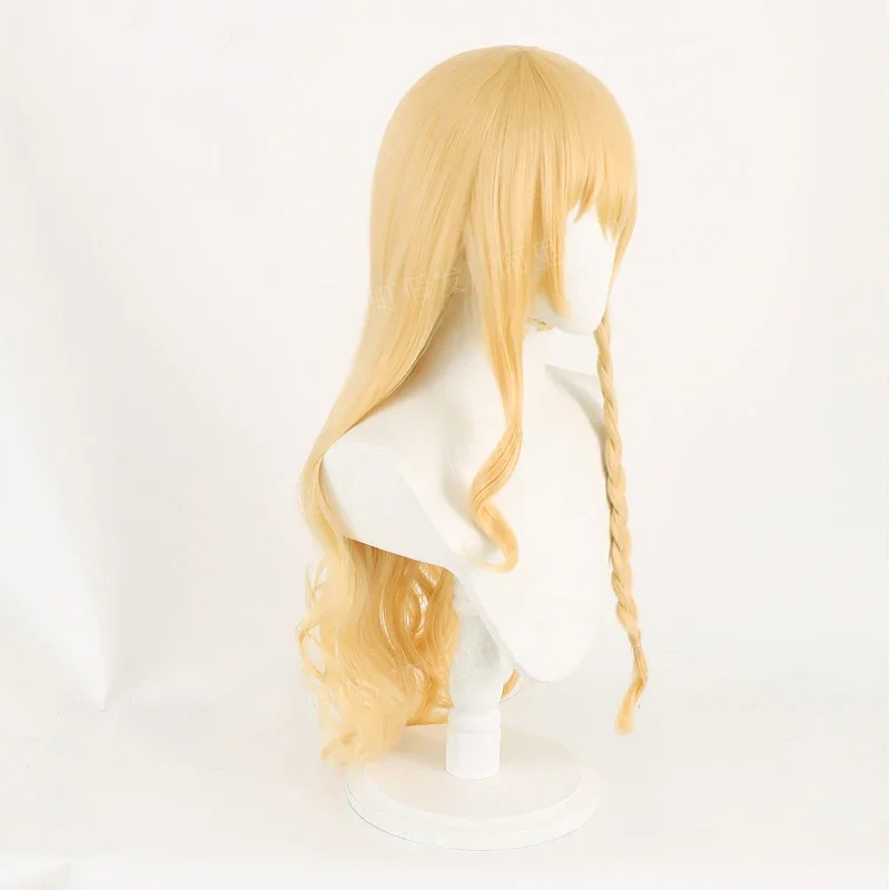 TouHou Project Kirisame Marisa Cosplay Wig Golden Wig Blonde Braid Long Hair Halloween Carnival Cosplay Props Hair Wig