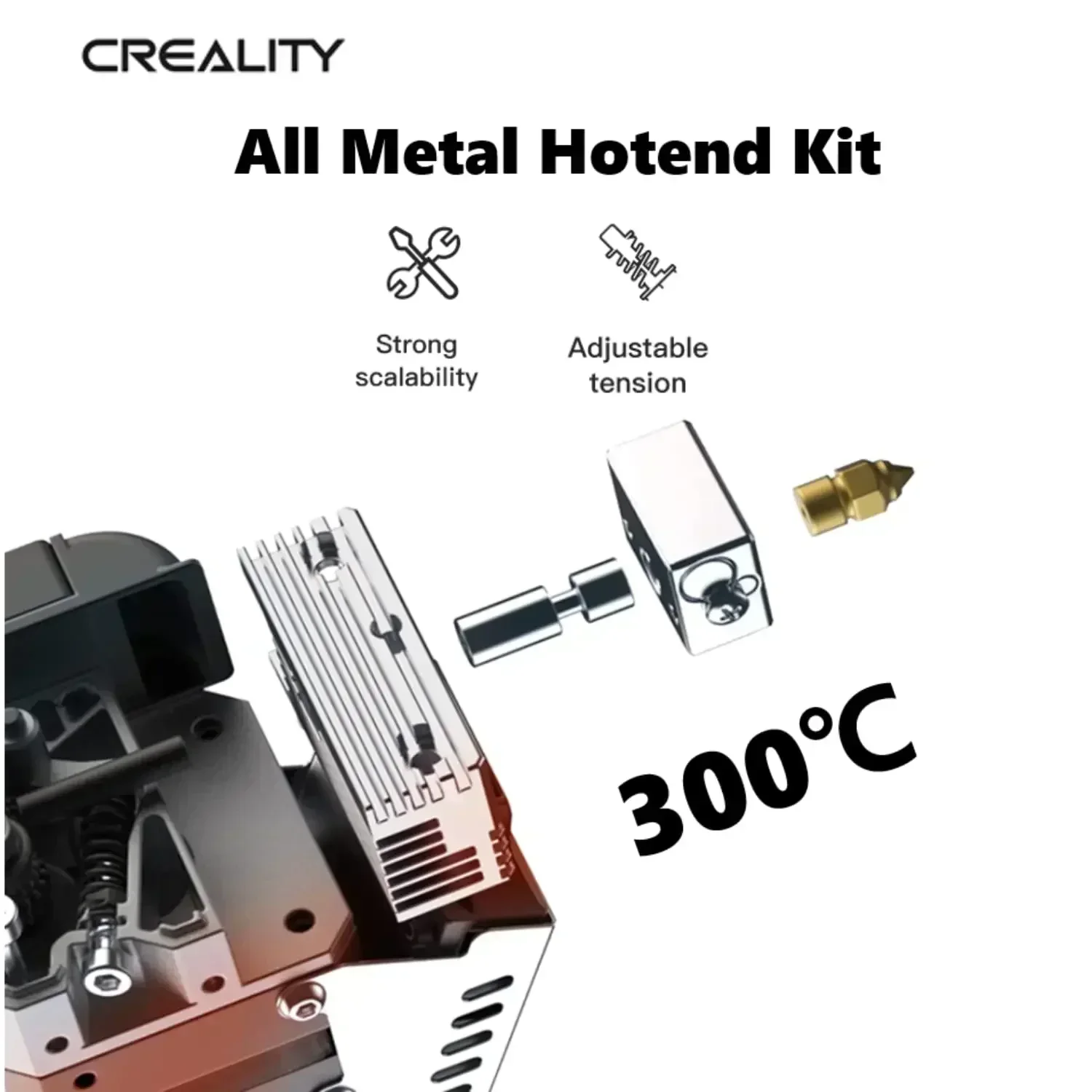Creality Sprite Extruder Pro Kit with 80N Stepper Motor for Ender 3 Ender3 V2 Ender 3 Pro Ender 3 Max Official 3D Printer Parts view 3