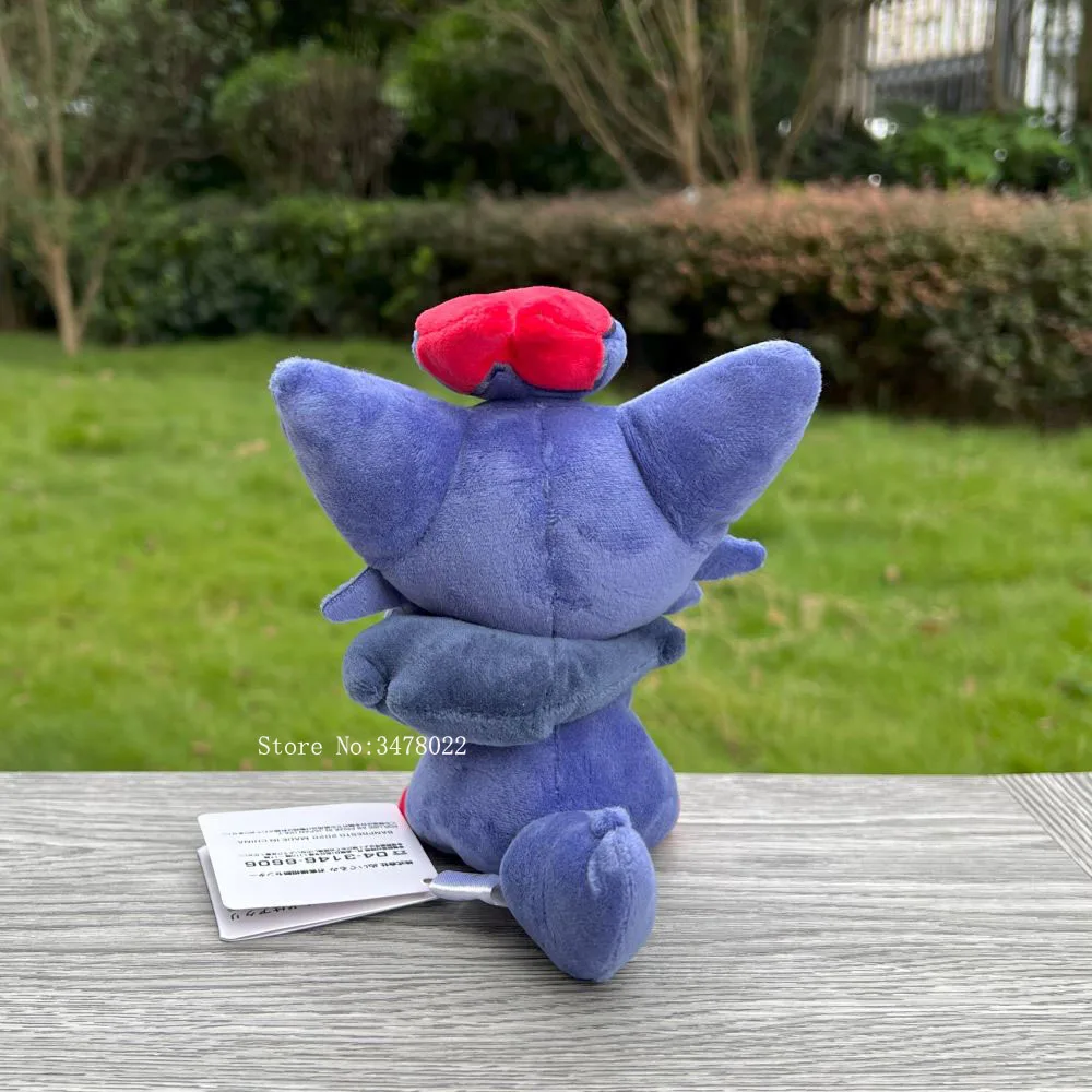 Lindo juguete de peluche de Anime Pokemon sentado Zorua 6 ", Animal de peluche de dibujos animados, muñeca suave, regalo