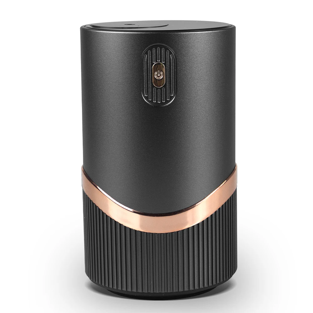 Timing Car Diffuser Portable Essential Oil Diffuser Aluminum Alloy Aromatherapy Diffuser HD Digital Display Car Air Freshener