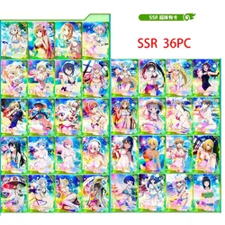 Ragazze Party Goddess Story Anime Hologram Flash Card ACG Boy Games Toys regali di compleanno di natale SLR SSP SP UR PR SSR