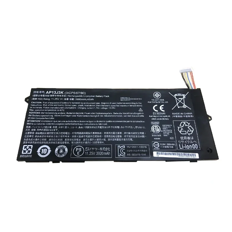 Imagem -02 - Lmdtk Novo Ap13j3k 11.25v 45wh Bateria do Portátil para Acer Chromebook 11.6 C720 C720p C740 C7202844 C740-c5u9 Zu1202913020