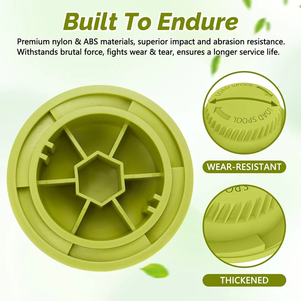 2 pezzi di ricambio pergolato meno manopola per Ryobi/Homelite Reel-facile trimmer testa colpo manopola di ricambio accessori per trimmer