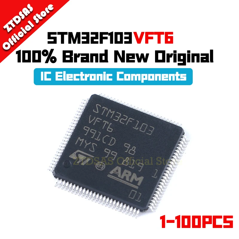 

1-100Pcs New Original STM32F103VFT6 STM32F103VF STM32F103 STM32F STM32 STM IC MCU Chip QFP