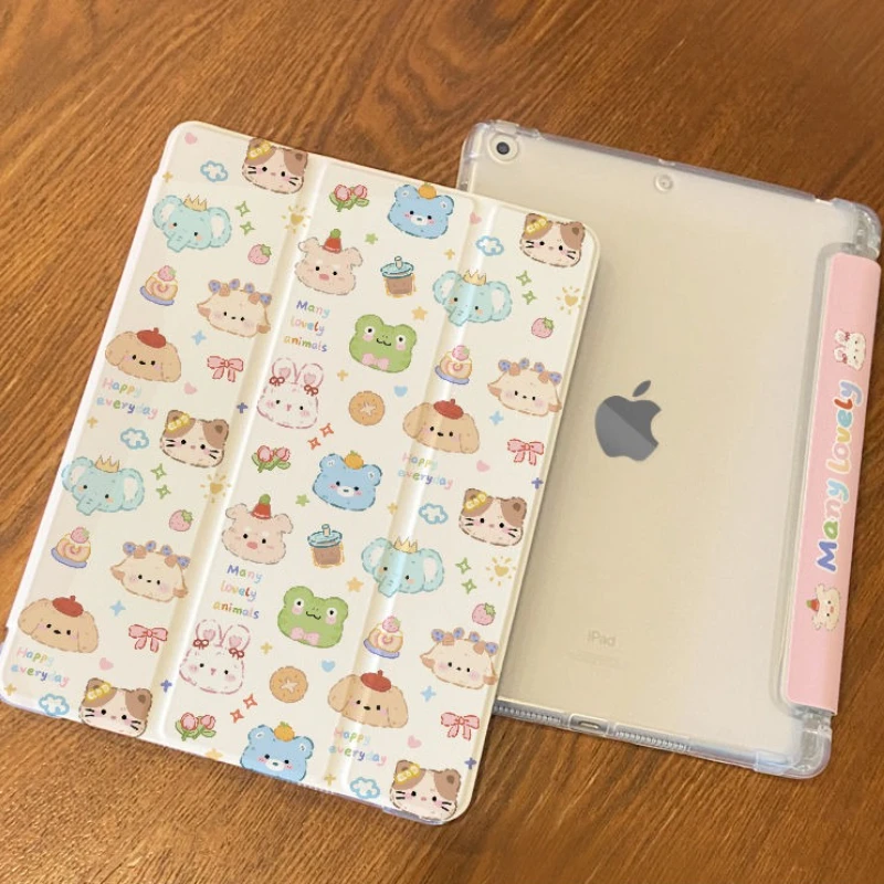 Pencil Case for IPad Air 5th Generation Case 10.2 7th 8th 9th Gen IPad Mini6  Air 2/3 10.5 for Samsung Tab A9 8.7