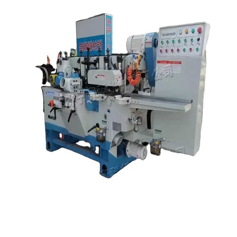 CE Certification Four-axis Four-sided Woodworking Planer Milling Machine Solid Wood Engraving Processing Machine Handrail