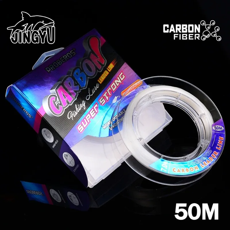 

Fluorocarbon Fishing Line Original, Linha De Carbono Original, Ocupação Fish Line, Navio Barco Pesca , Front Wireway Nitlon, 50m