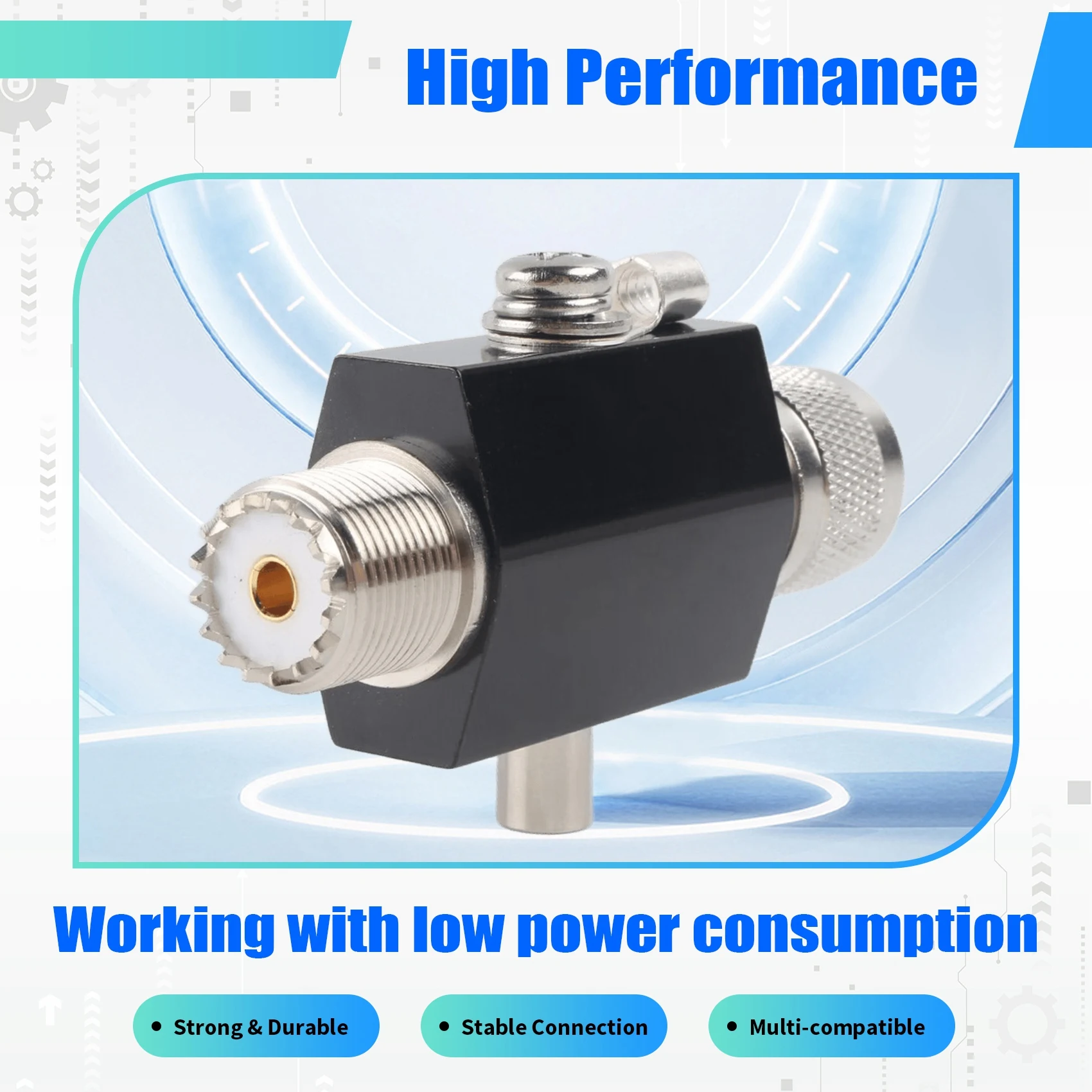 HITL UHF Female to UHF Female Arrester DC-3GHz Walkie Talkie Arrester -35R