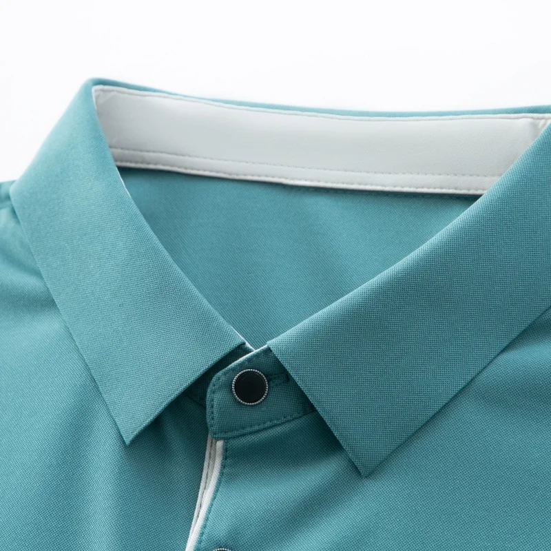 Luxusmarke Herren Bedrucktes Poloshirt Original Einfarbiges Lässiges Kurzarm-T-Shirt mit Kragen Sommer Neuer Trend Business Herrenmode – Detail 15