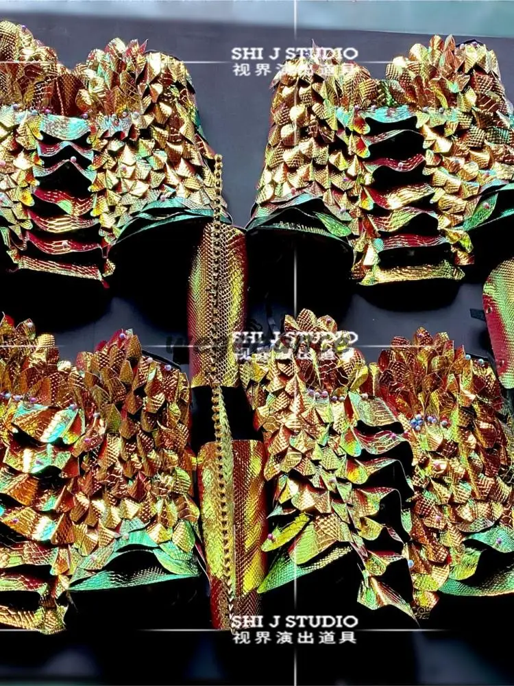 Sparkly Gold Meerjungfrau Cosplay Partei Kostüme